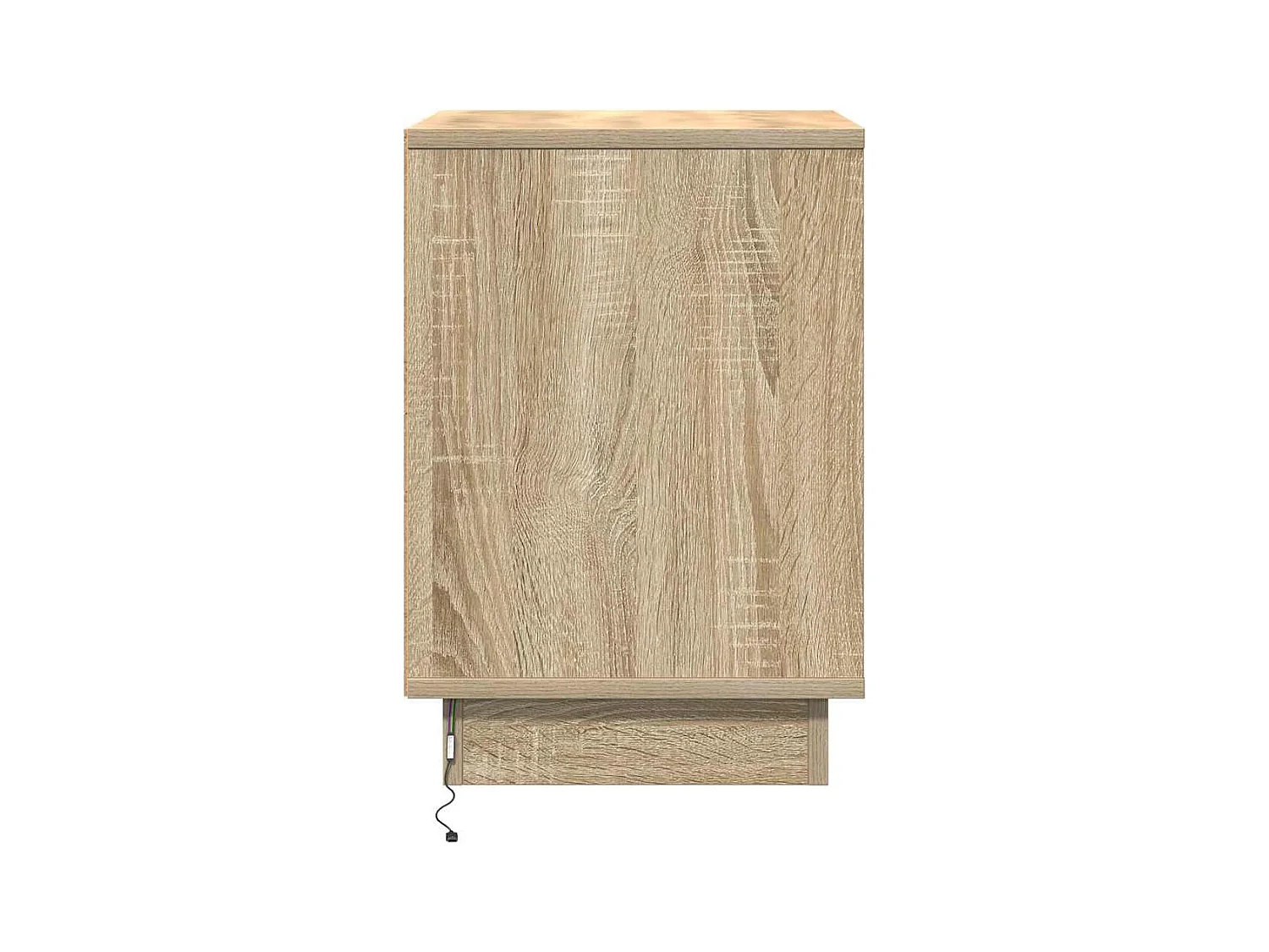 Mesita de Noche | Armario de Noche 2 uds Roble Sonoma 39x34.5x50 cm