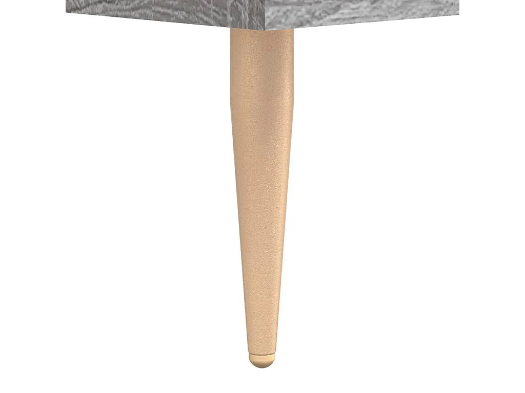 Nachttisch-Beistelltisch Grau Sonoma 40x35x47,5 cm Holzwerkstoff SHL33911