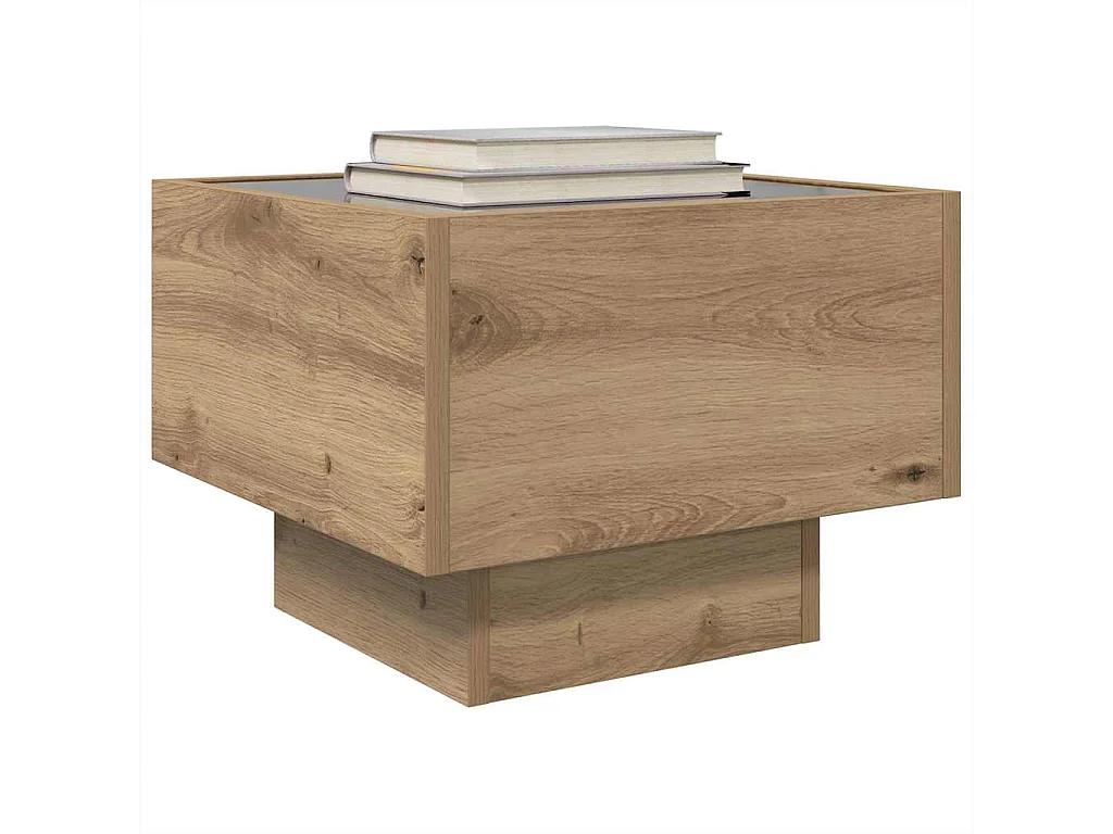 Mueble de almacenaje | Cabinete de Noche | Mesa auxiliar Roble artisan 40x40x30 cm