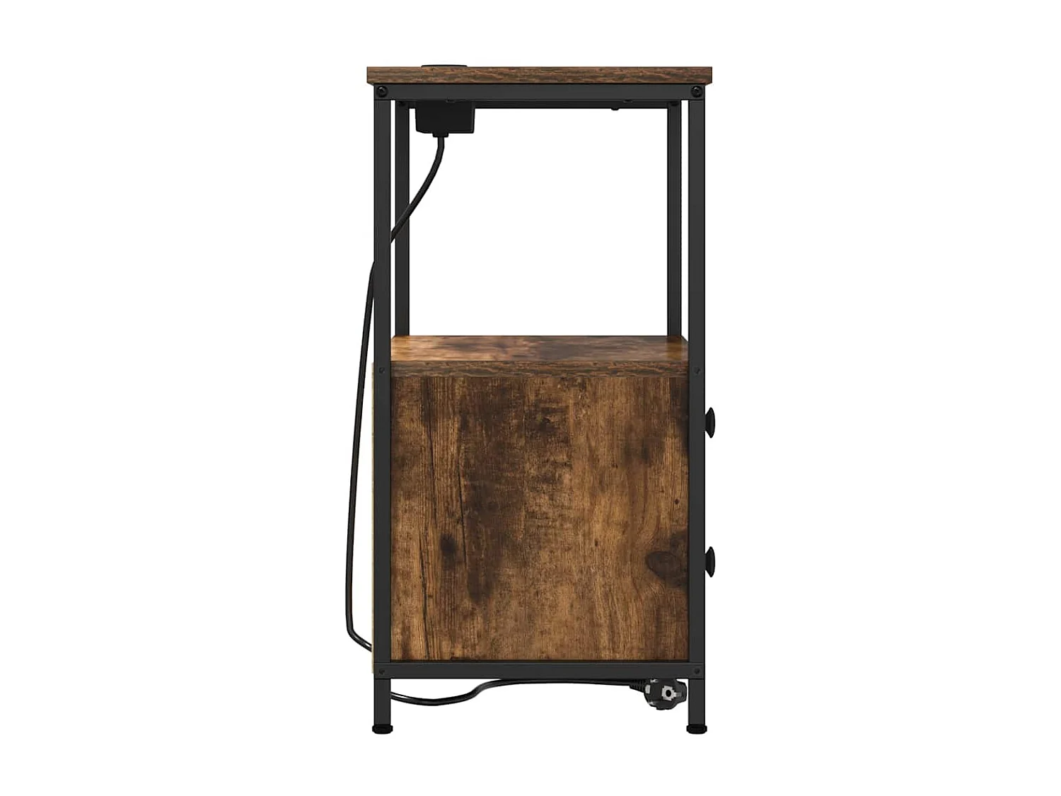 Nachttisch-Beistelltisch Geräucherte Eiche 40 x 31 x 60 cm Holzwerkstoff SHL95905