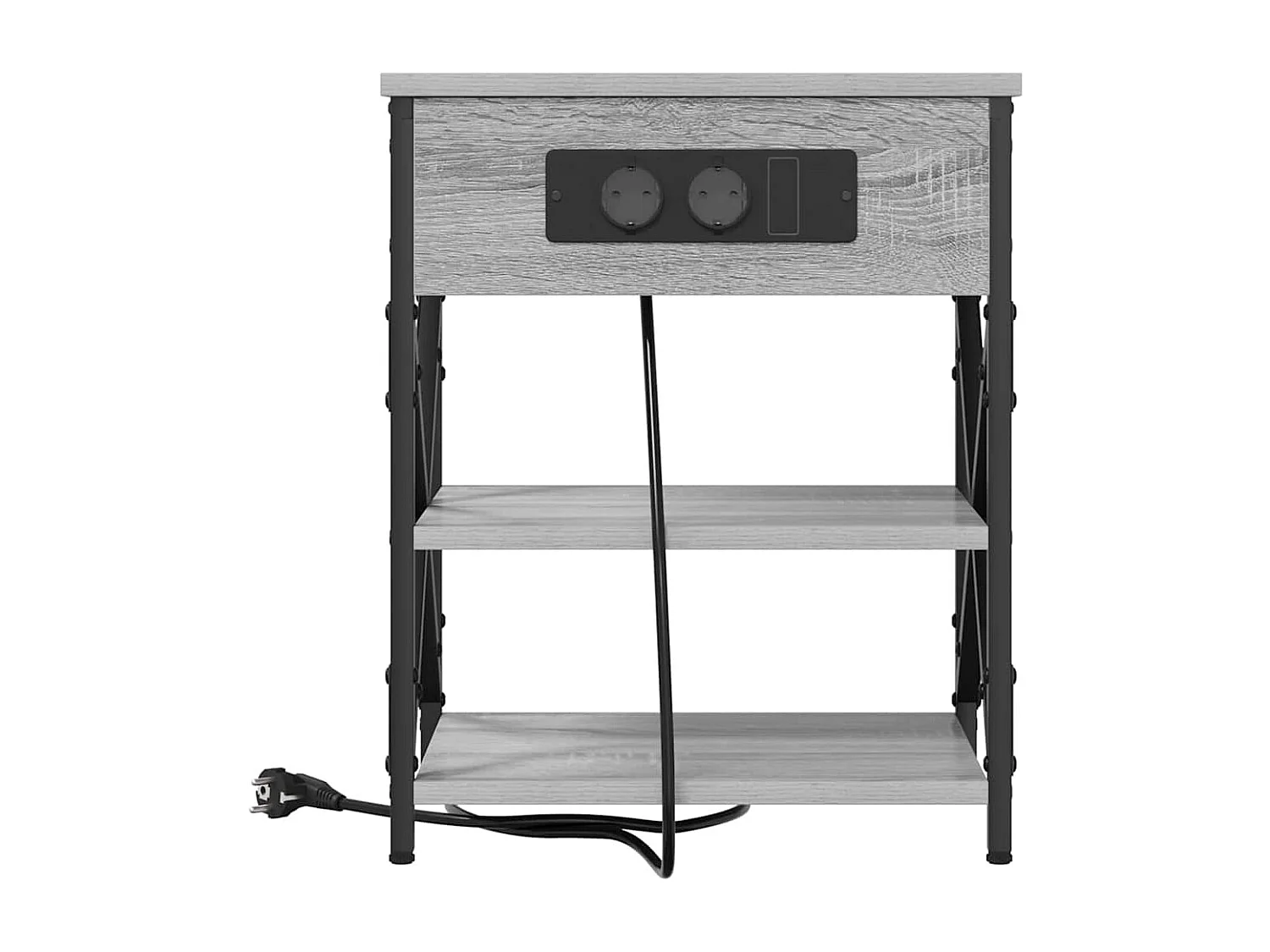 Comodini 2 pz | Tavolino da notte Grigio Sonoma 41x31x51 cm SHL8632