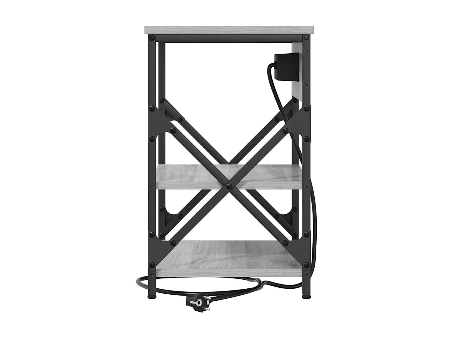 Comodini 2 pz | Tavolino da notte Grigio Sonoma 41x31x51 cm SHL8632