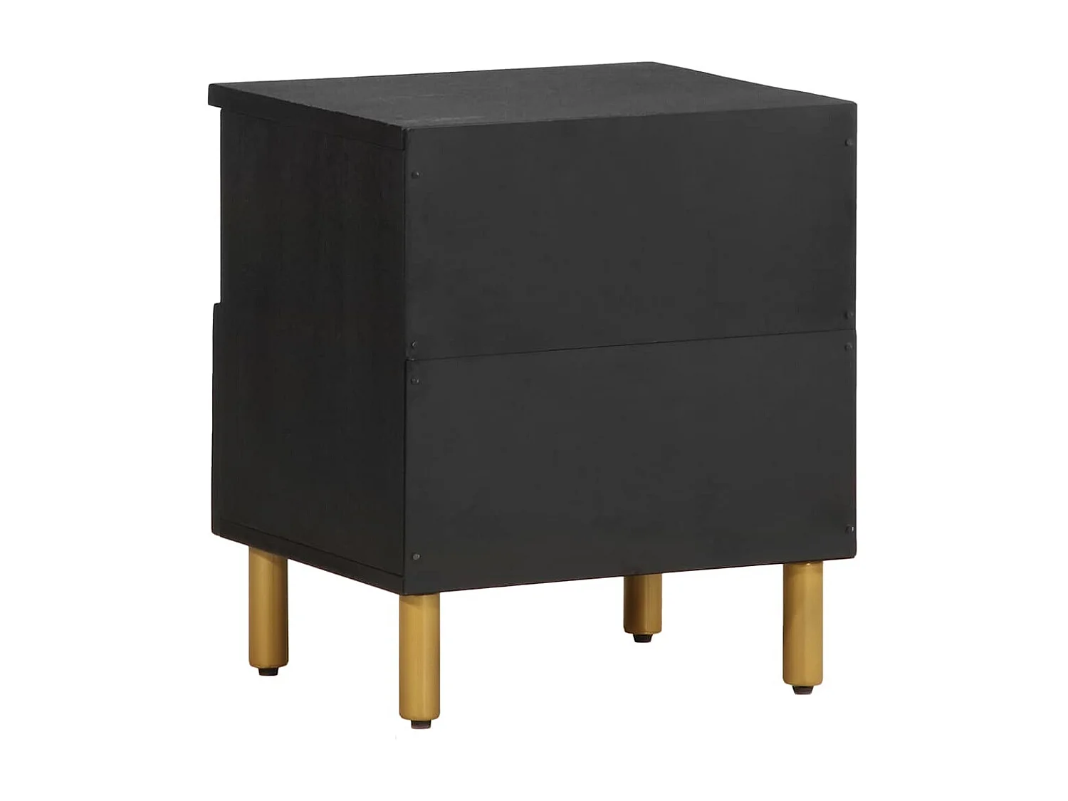 Table de chevet-Table d'appoint-Table de Nuit noir 40x33x46 cm bois d'ingénierie