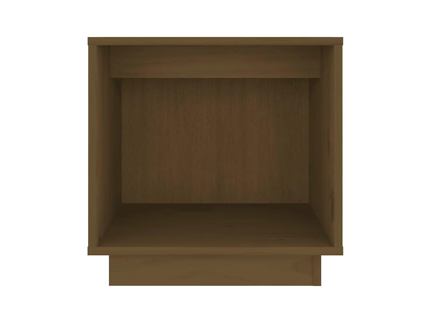 Mesitas de noche | Mesilla de noche 2 uds madera de pino marrón miel 40x30x40 cm