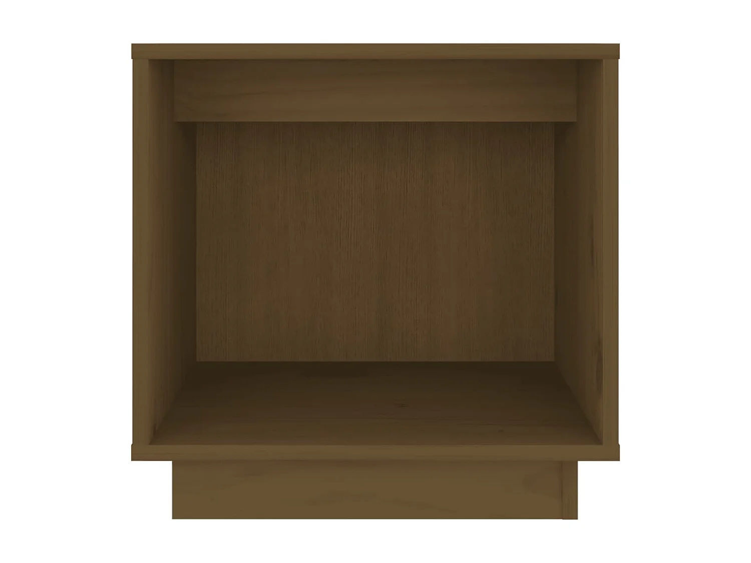 Mesitas de noche | Mesilla de noche 2 uds madera de pino marrón miel 40x30x40 cm