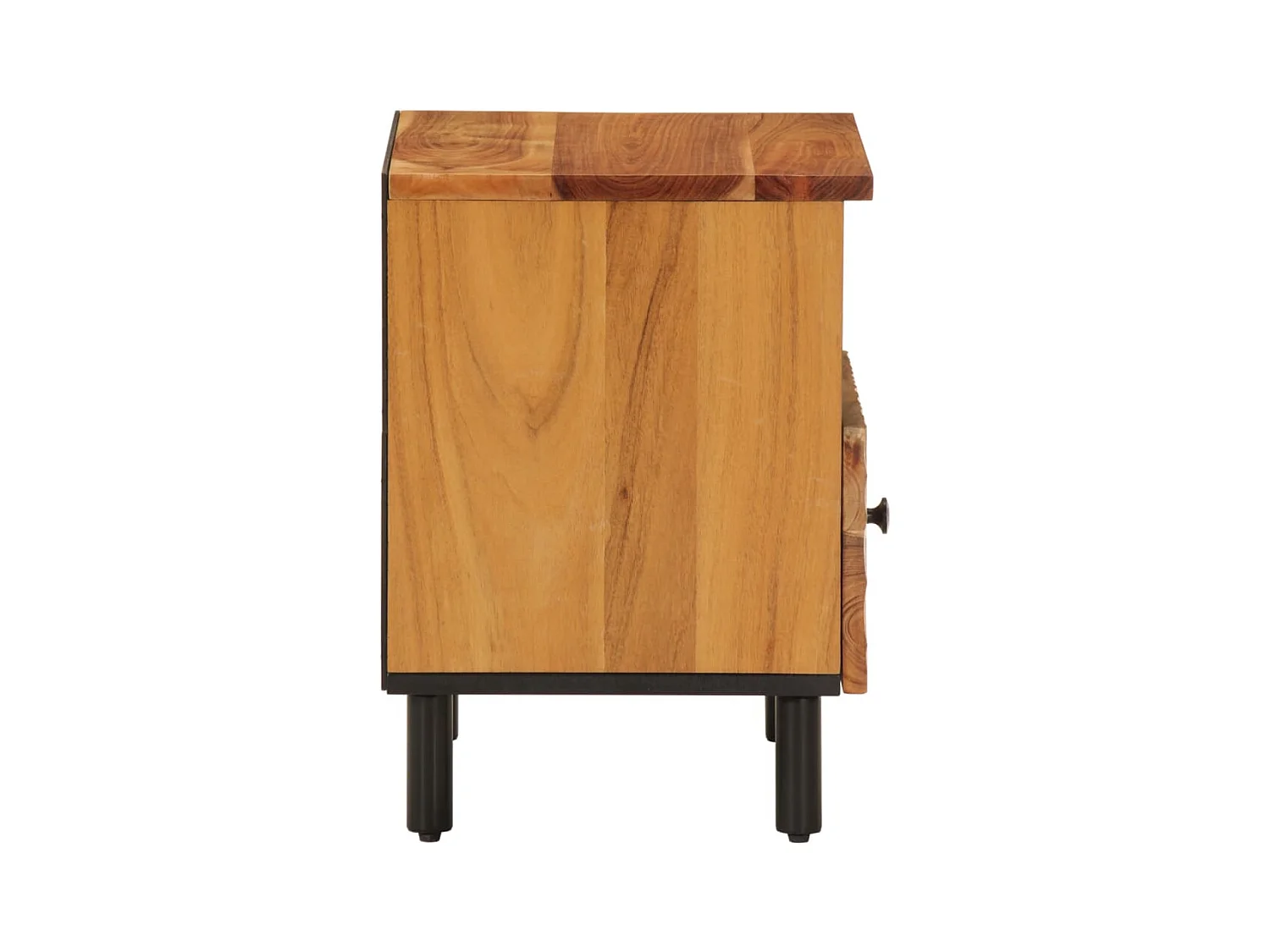 Mesitas de noche | Mesilla de noche 2 uds madera maciza de acacia 40x33x46 cm