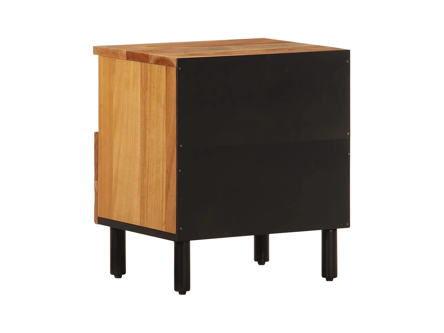 Mesitas de noche | Mesilla de noche 2 uds madera maciza de acacia 40x33x46 cm