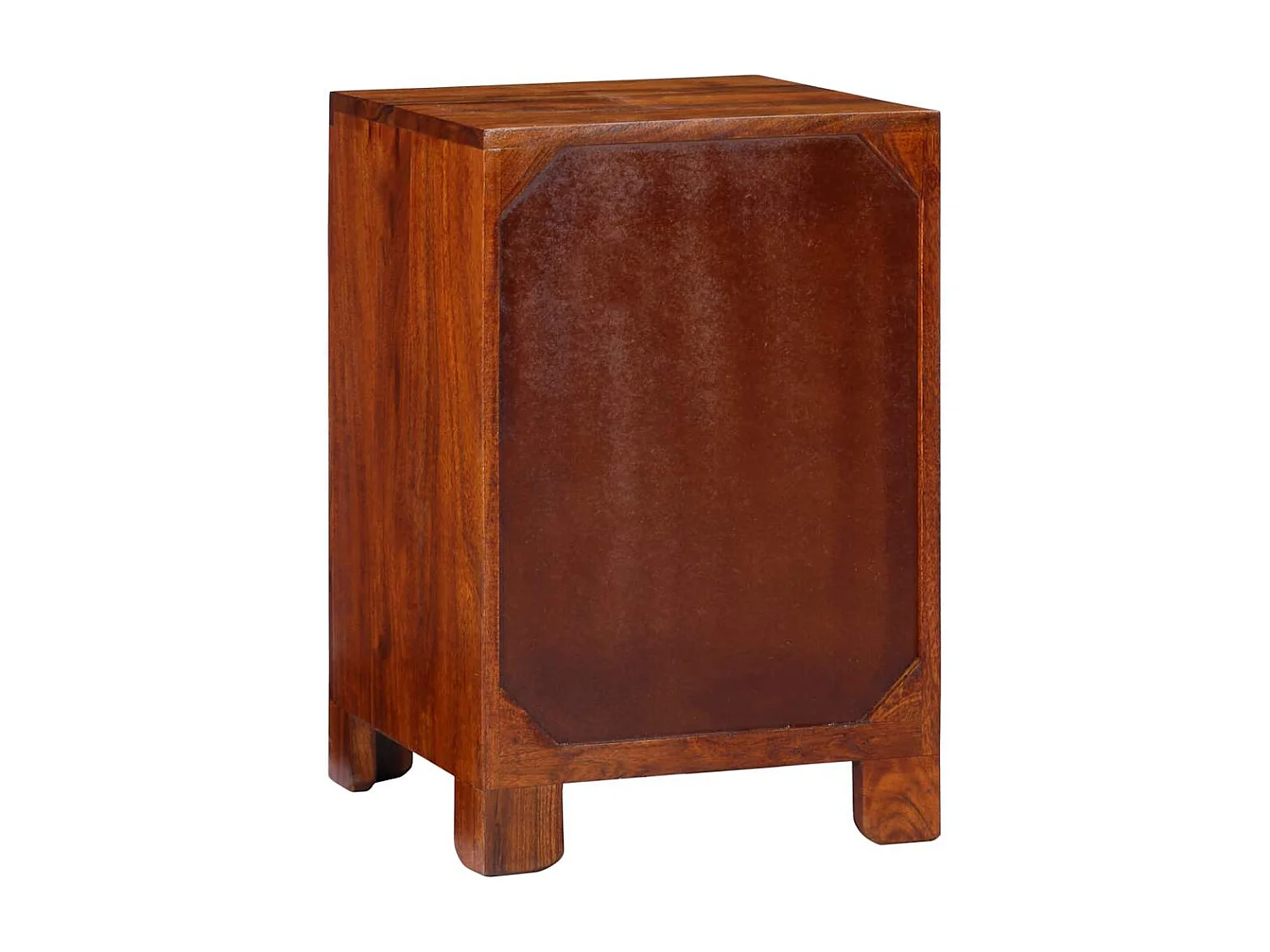 Table de chevet-Petite Table d'appoint 40x40x60 cm bois d'acacia massif