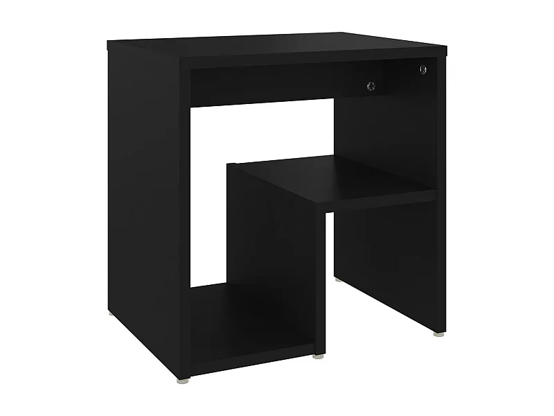 Table de chevet-Petite Table d'appoint-Table de nuit noir 40x30x40 cm bois d'ingénierie