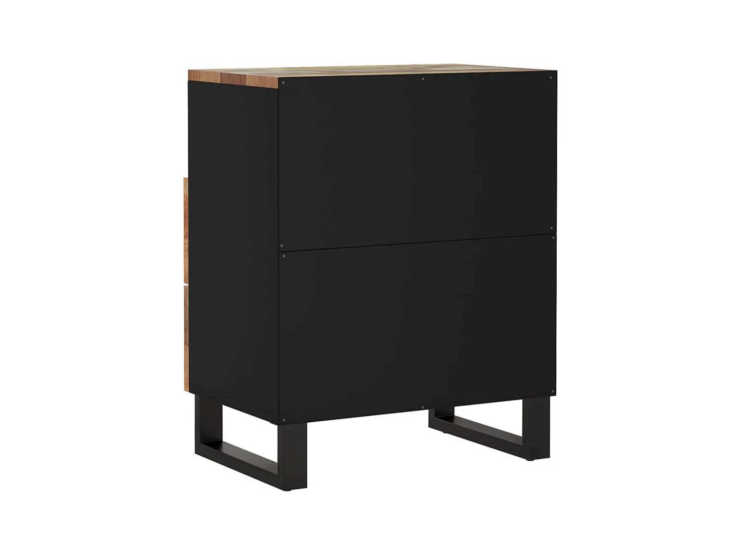 Mesita de noche | Mesilla de noche madera reciclada y contrachapada 50x33x62 cm