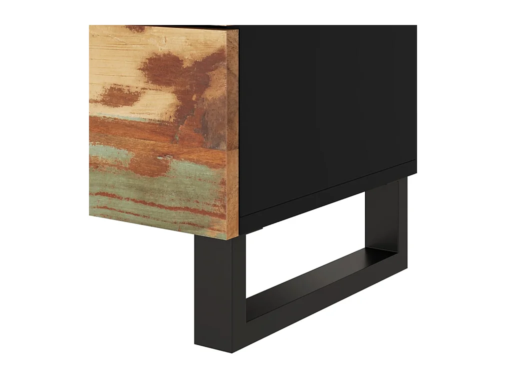 Mesita de noche | Mesilla de noche madera reciclada y contrachapada 50x33x62 cm