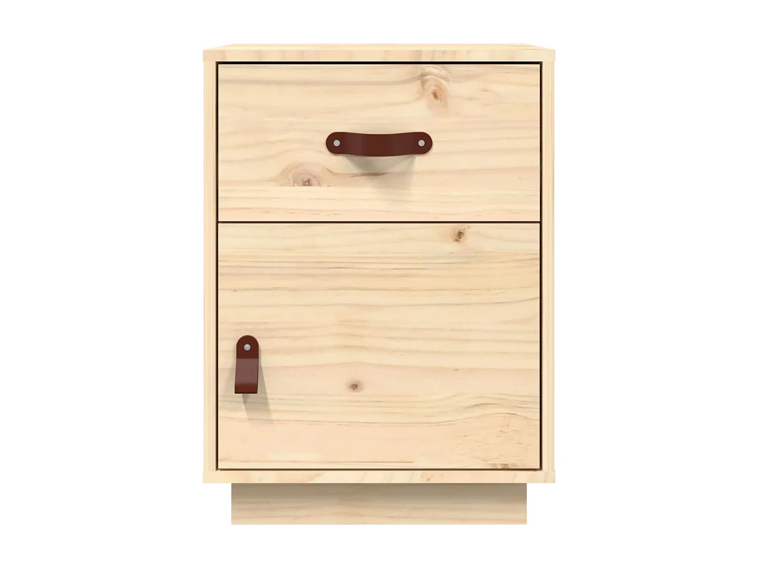 Nachttisch-Beistelltisch 40x34x55 cm Massivholz Kiefer SHL30659