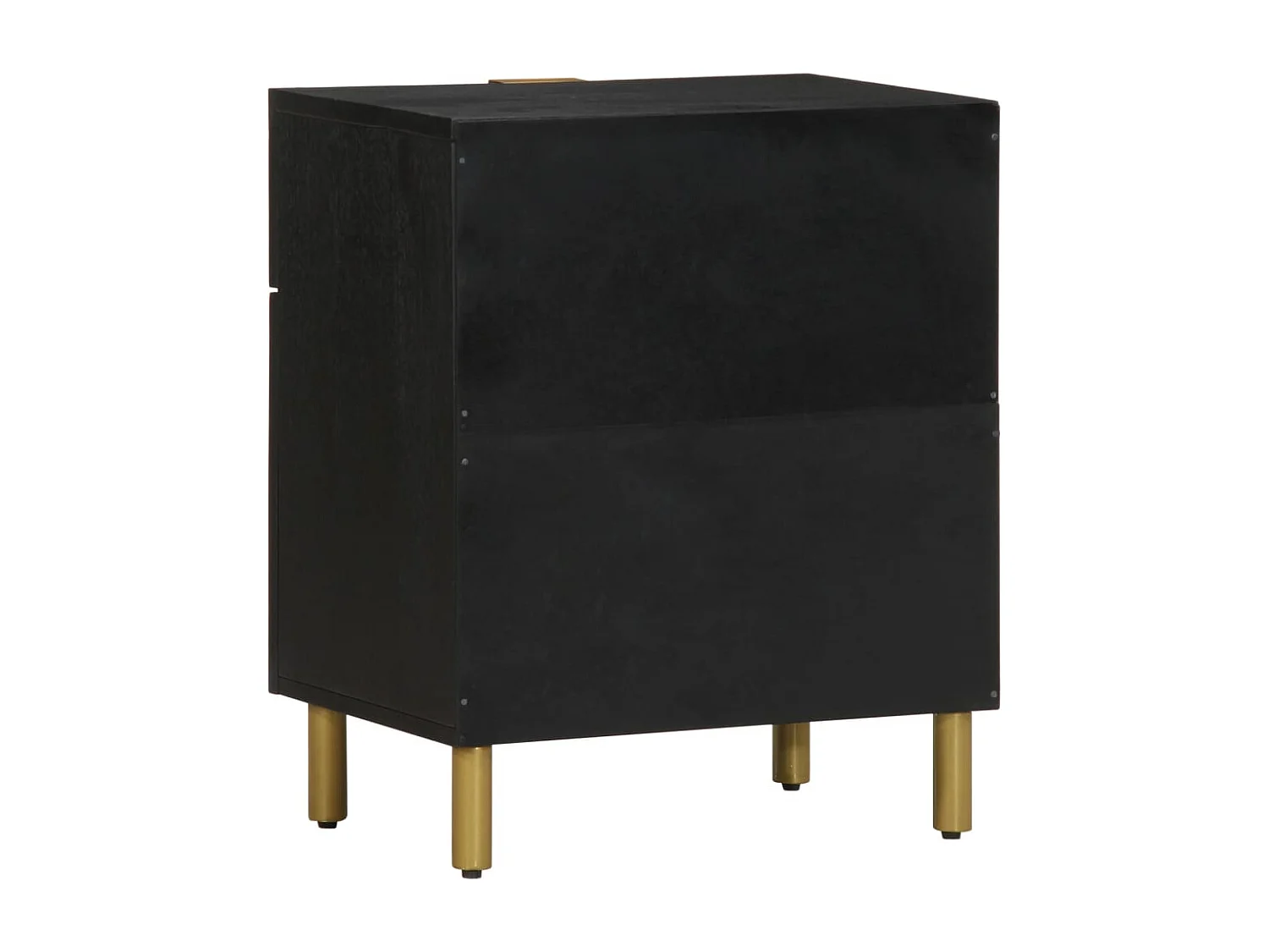 Nachttisch-Beistelltisch Schwarz 50x33x60 cm Holzwerkstoff SHL73443