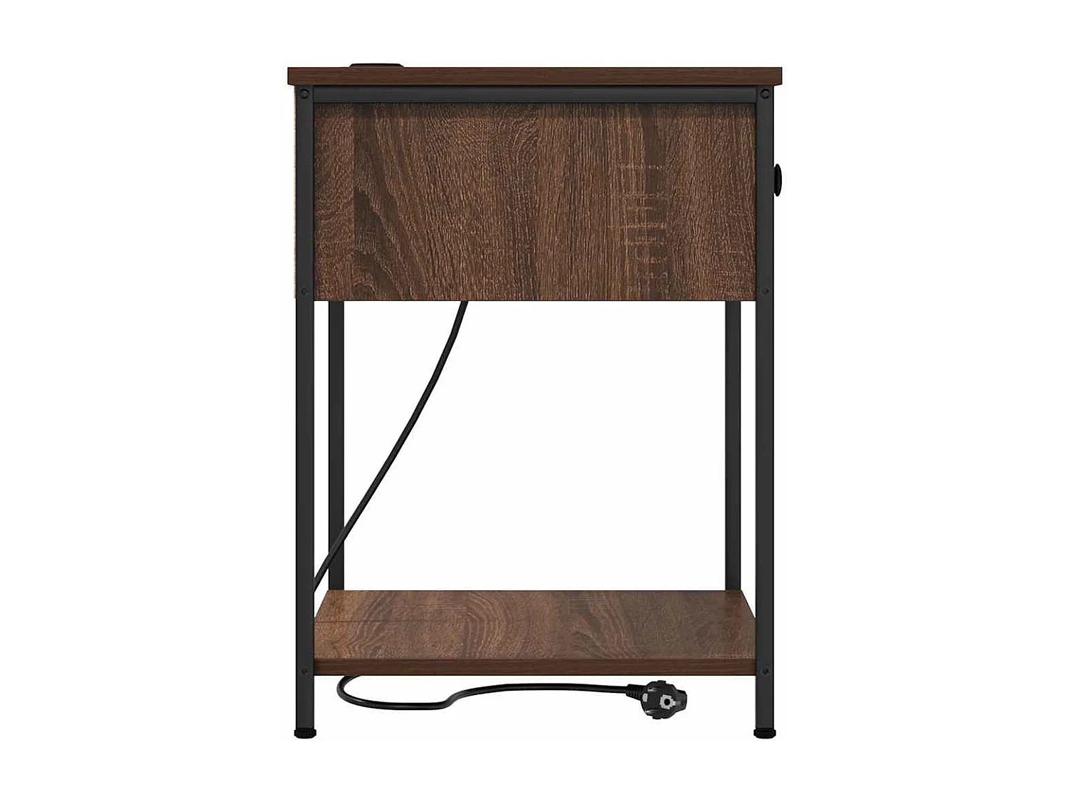 Mesita de Noche | Armario de Noche | Mesilla de noche con cajón Marrón roble 42x41x56 cm