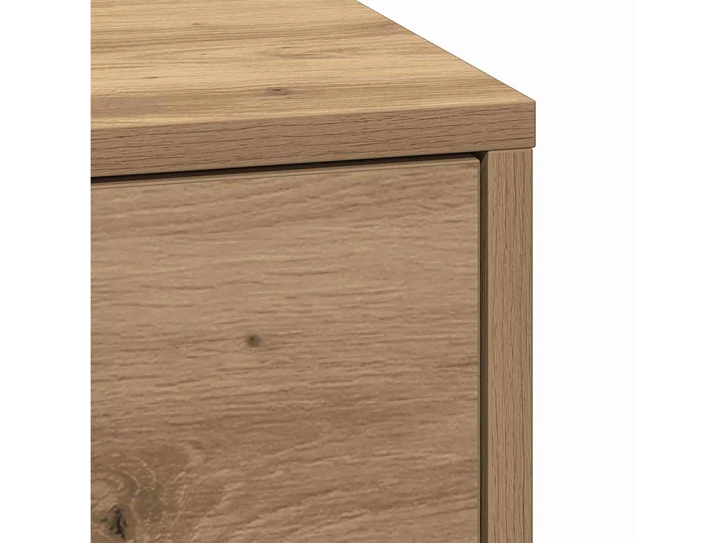 Mesita de Noche | Armario de Noche | Mesilla de noche con cajón with Roble artisan 38x34x61 cm