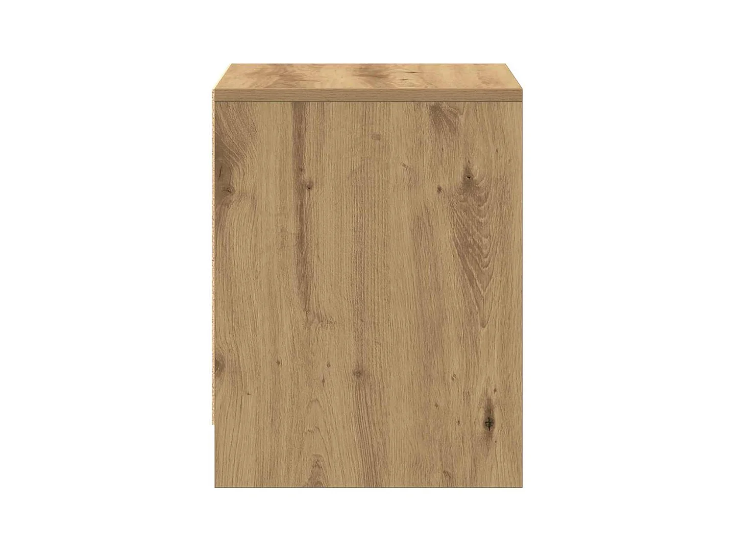 Mesita de Noche | Armario de Noche | Mesilla de noche con cajón Roble artisan 45x34x44.5 cm