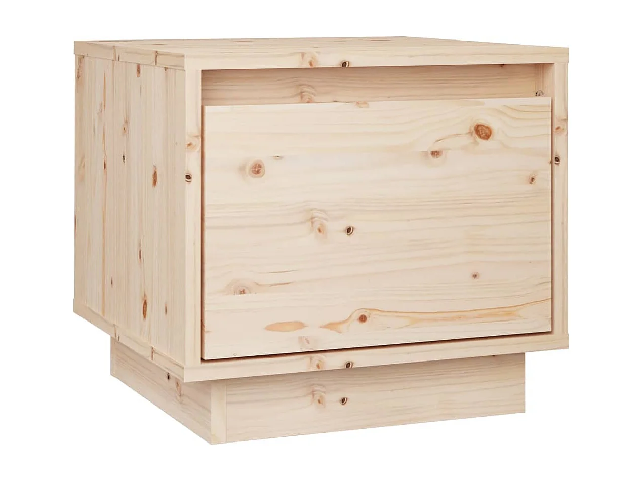 Mesita de noche | Mesilla de noche madera maciza de pino 35x34x32 cm