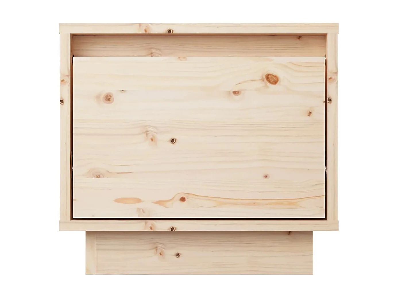 Mesita de noche | Mesilla de noche madera maciza de pino 35x34x32 cm