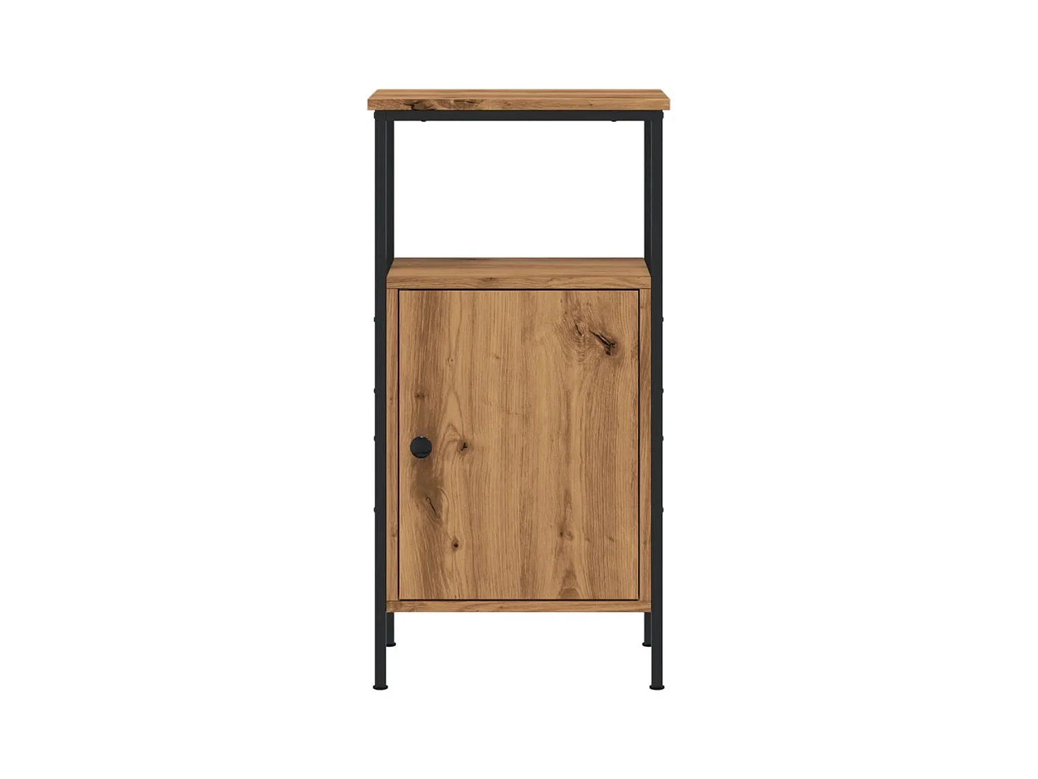 Mesitas de noche | Mesilla de noche 2 uds madera ingeniería roble artisan 41x31x80 cm