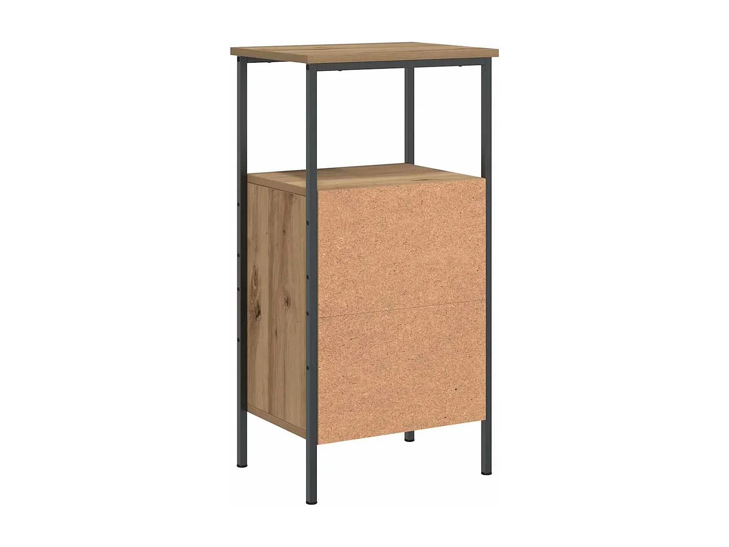 Mesitas de noche | Mesilla de noche 2 uds madera ingeniería roble artisan 41x31x80 cm