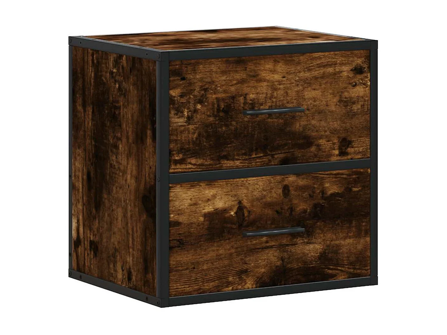 Table de chevet flottante Chêne fumé 40x31x39,5 cm