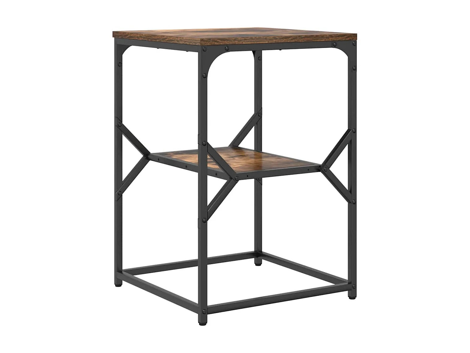 Nachttisch-Beistelltisch Geräucherte Eiche 41 x 40 x 60 cm SHL62434