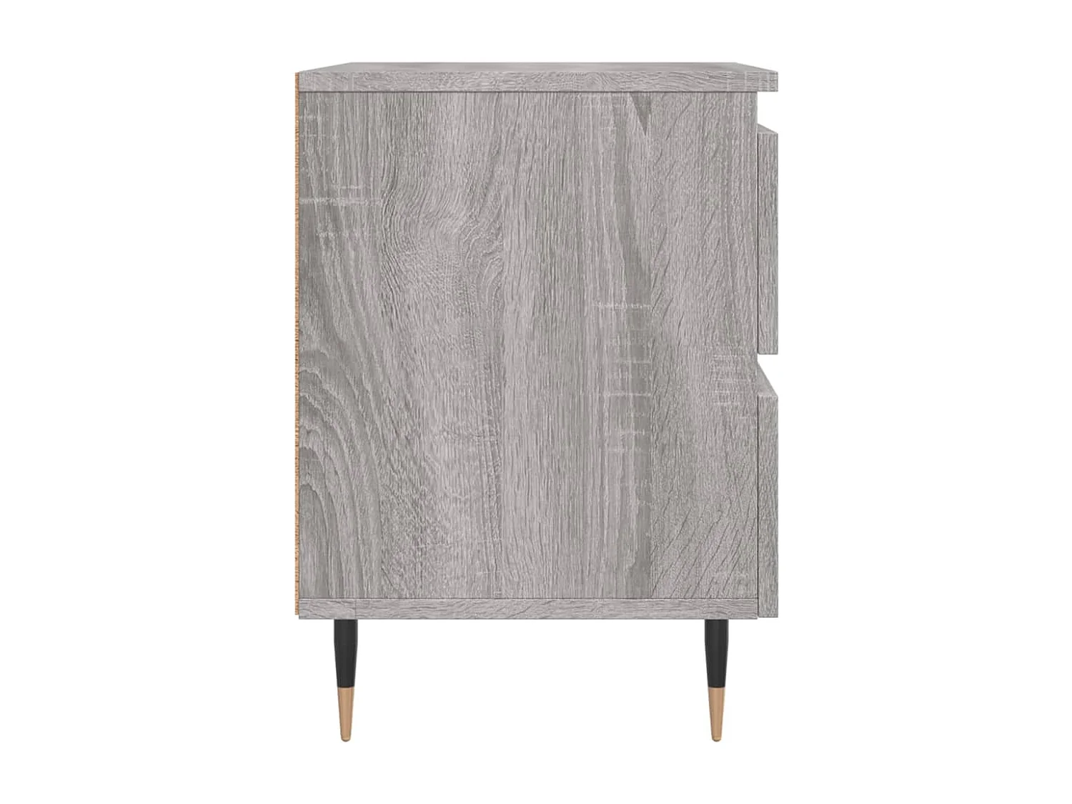 Nachttisch-Beistelltisch Grau Sonoma 40x35x50 cm Holzwerkstoff SHL51967