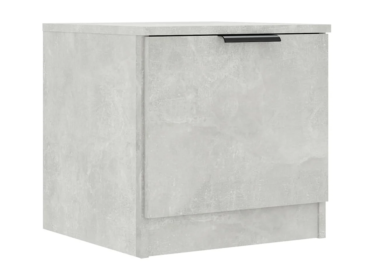 Nachttisch-Beistelltisch Betongrau 40x39x40 cm SHL73574