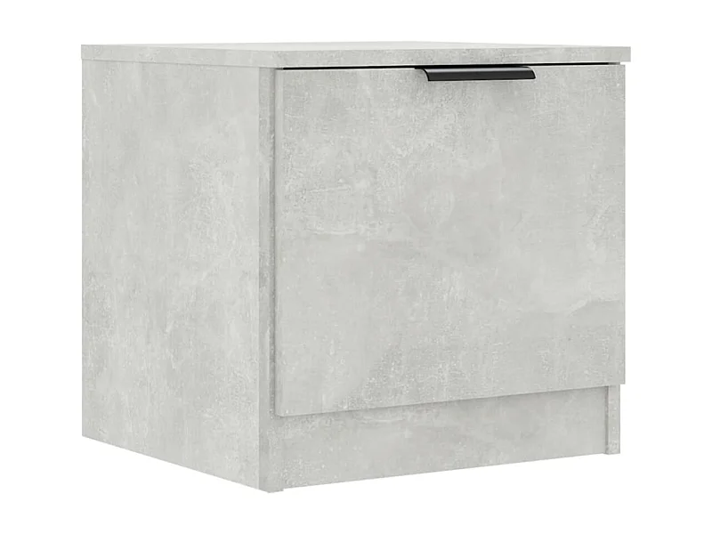 Nachttisch-Beistelltisch Betongrau 40x39x40 cm SHL73574