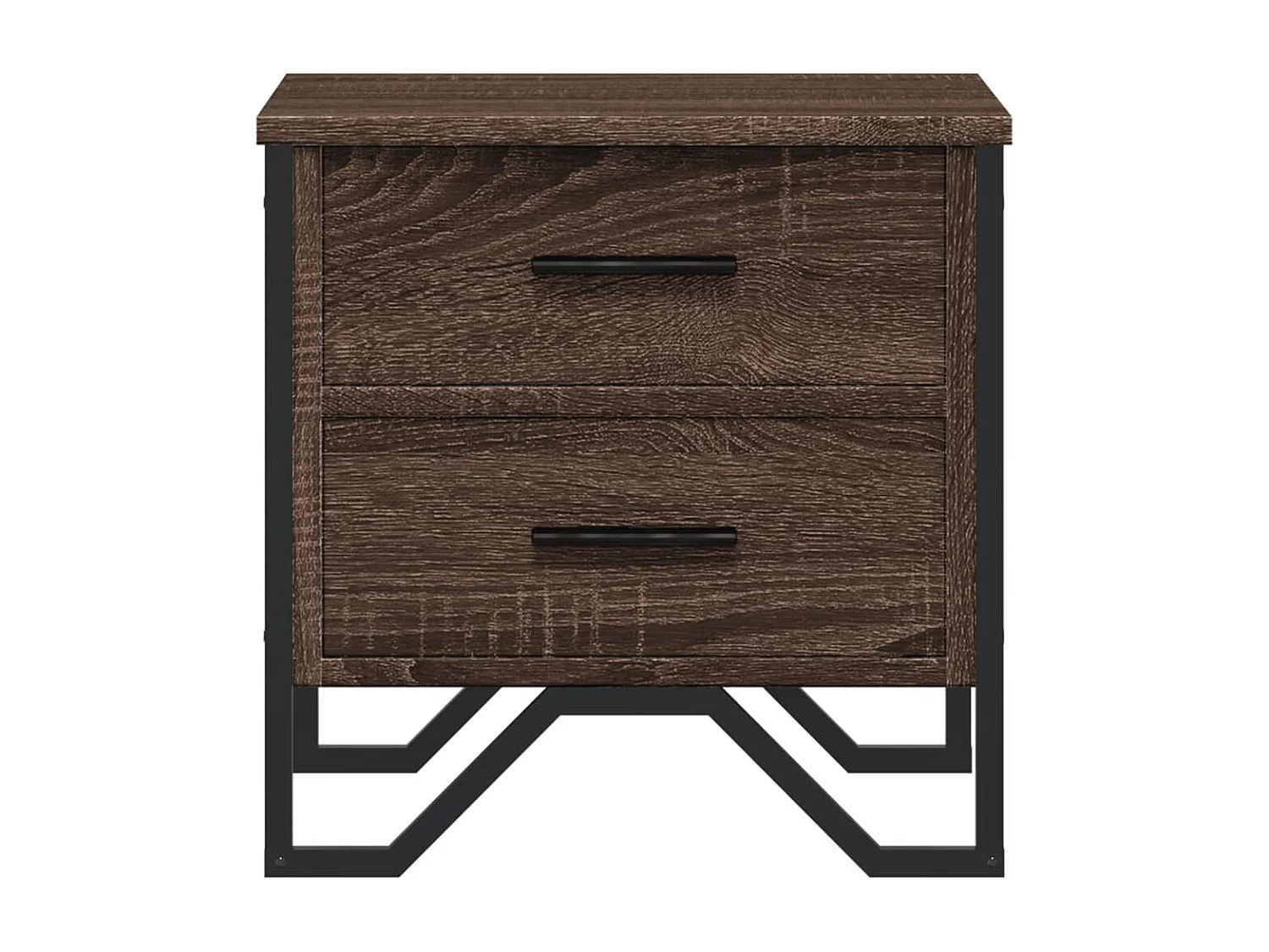 Nachttisch-Beistelltisch Eichen-Optik 40x41x40 cm Holzwerkstoff SHL86115