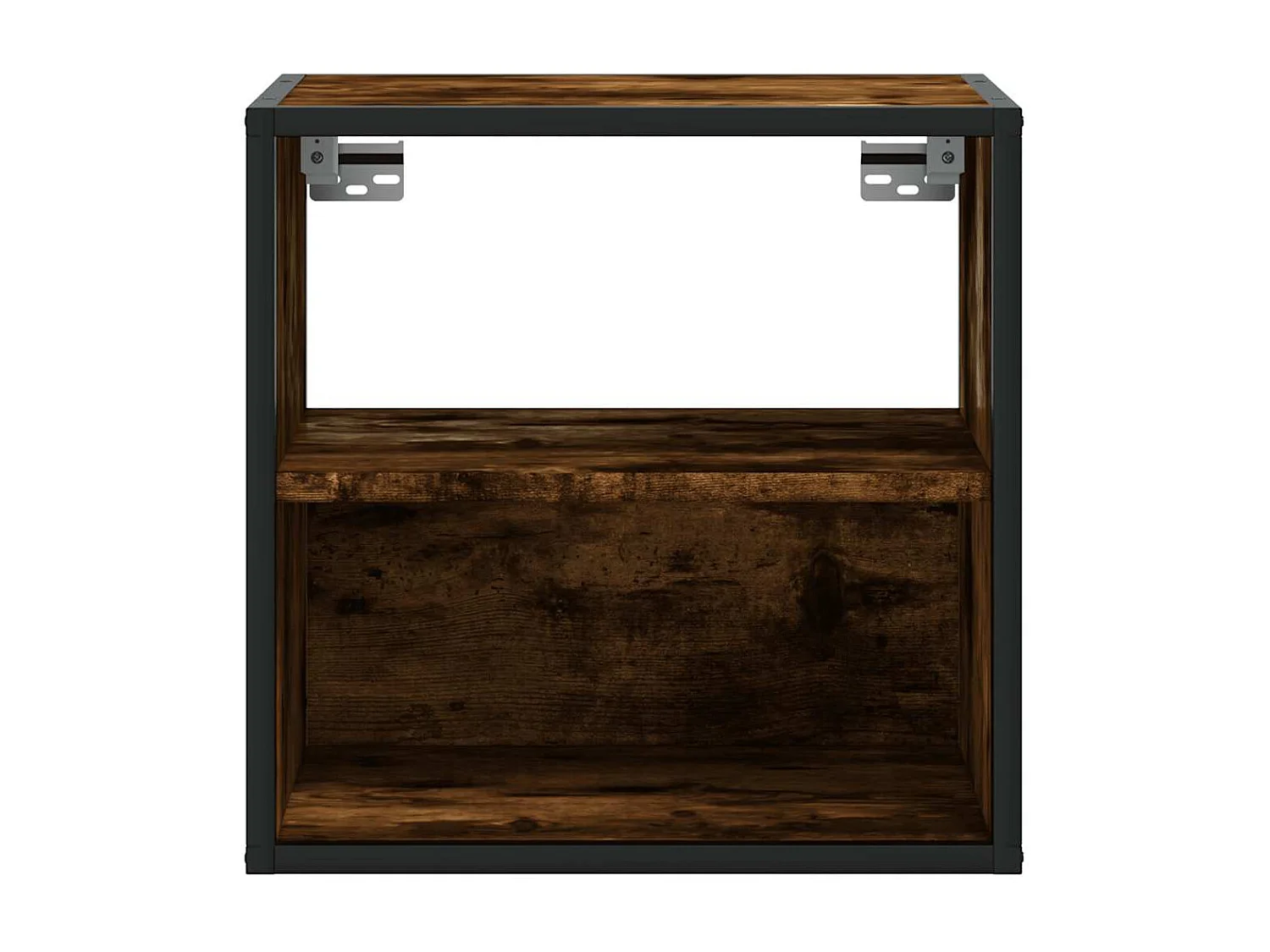 Nachttisch hängend | Wand-Nachttisch Räuchereiche 40x31x39,5 cm SHL24049