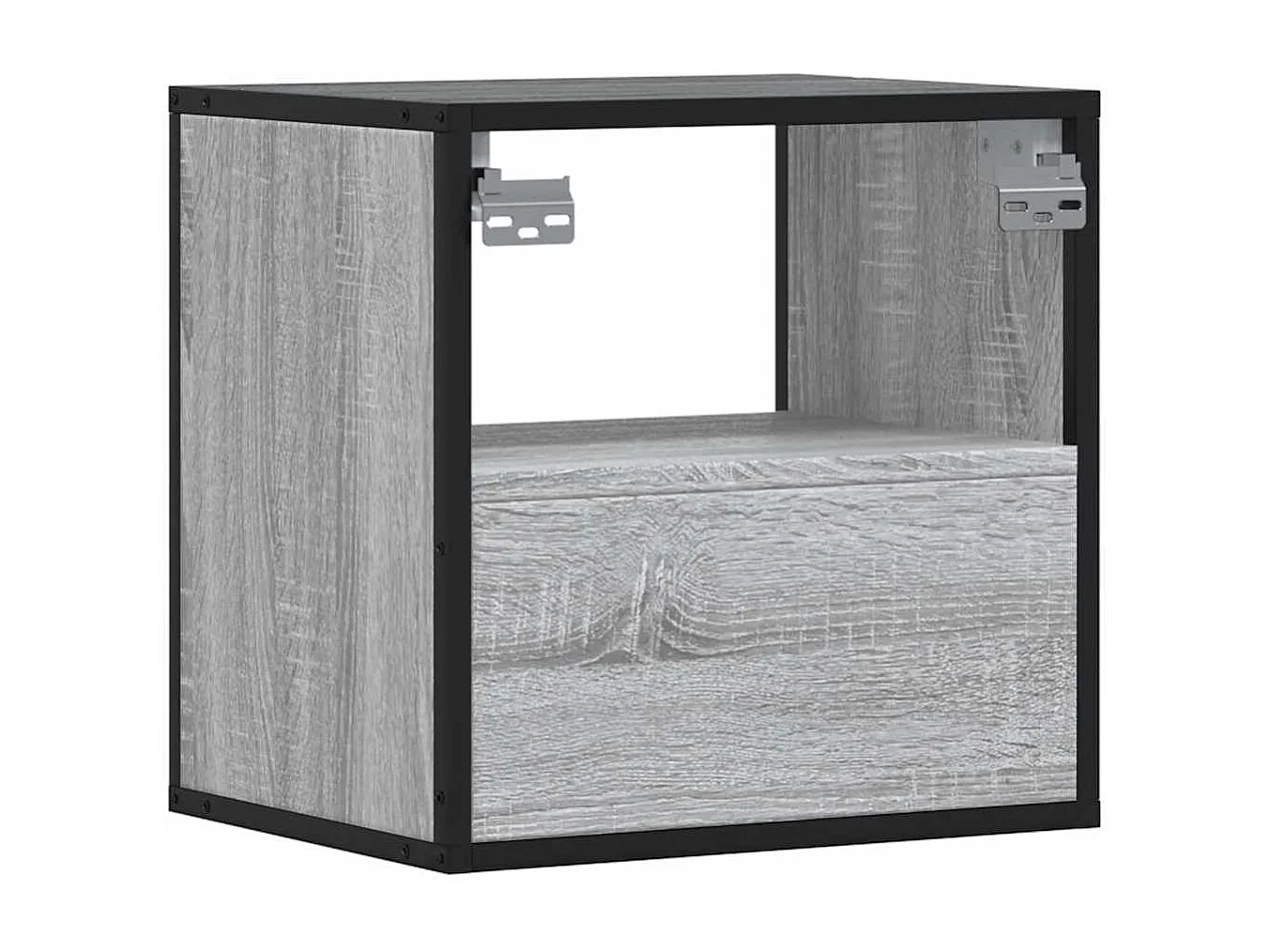 Nachttisch hängend | Wand-Nachttisch Grau Sonoma 40x31x39,5 cm SHL78331