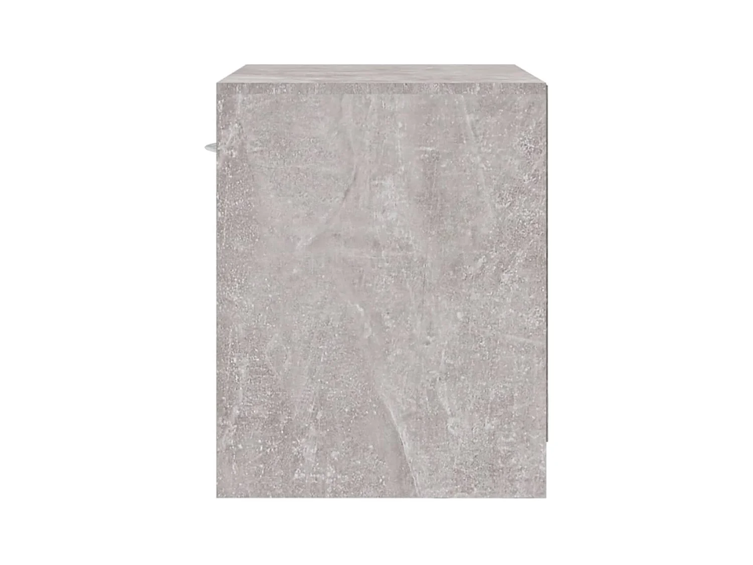Mesitas de noche | Mesilla de noche 2 unidades con cajón gris hormigón