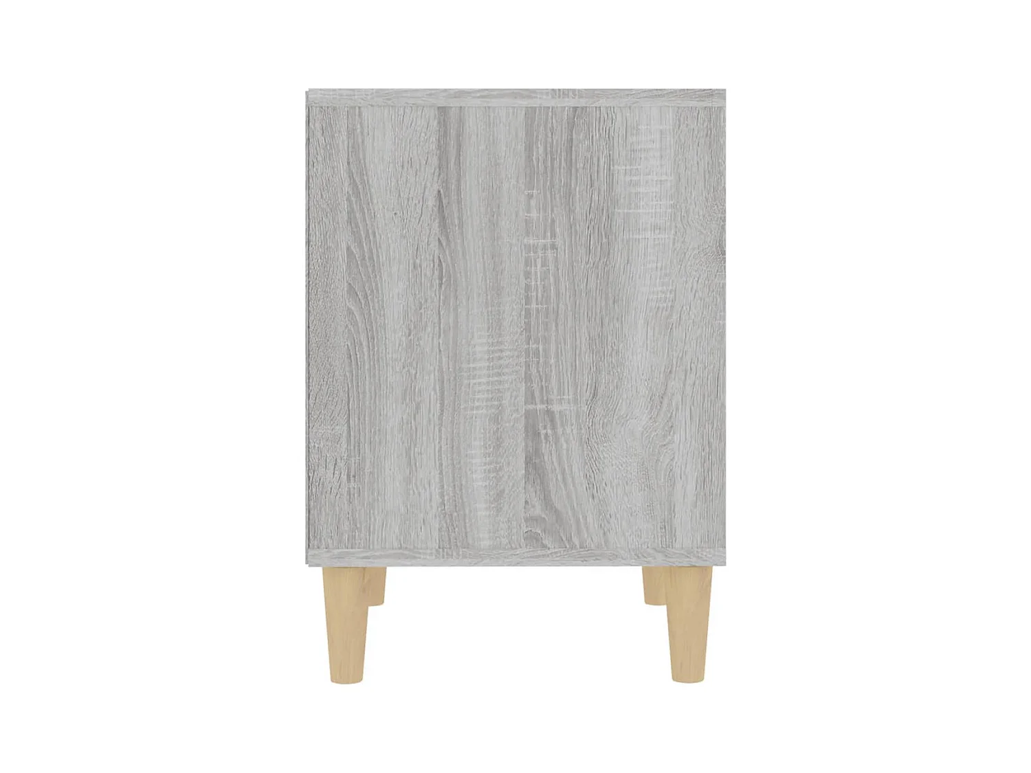 Tables de chevet lot de 2 avec compartiments ouverts Sonoma gris 40x35x50 cm