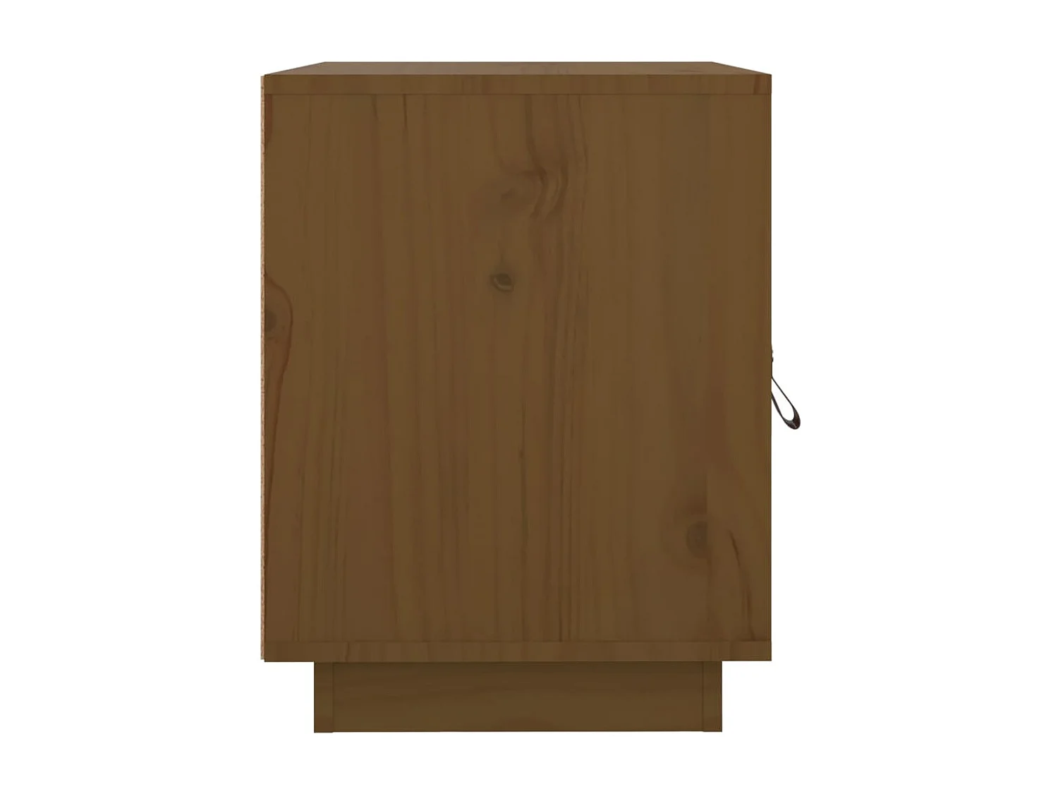 Mesita de noche | Mesilla de noche madera maciza de pino marrón miel 40x34x45 cm