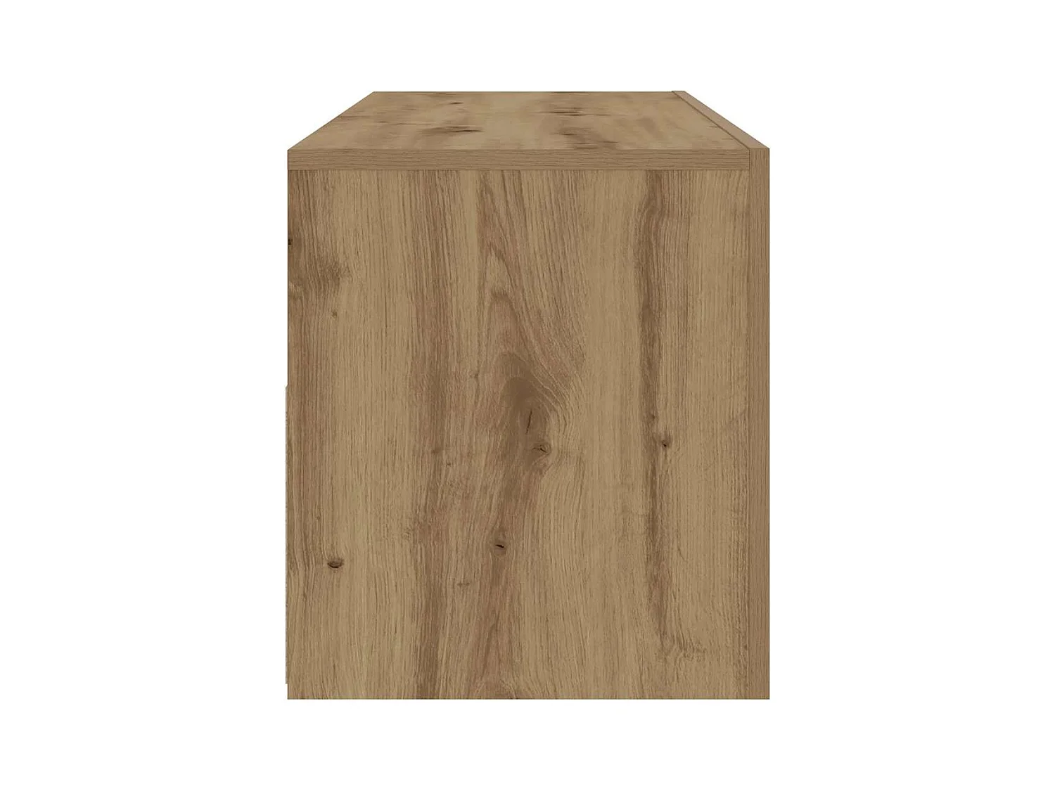 Mesitas de noche | Mesilla de noche luces LEDs 2 uds roble artesanal 60x35x40 cm