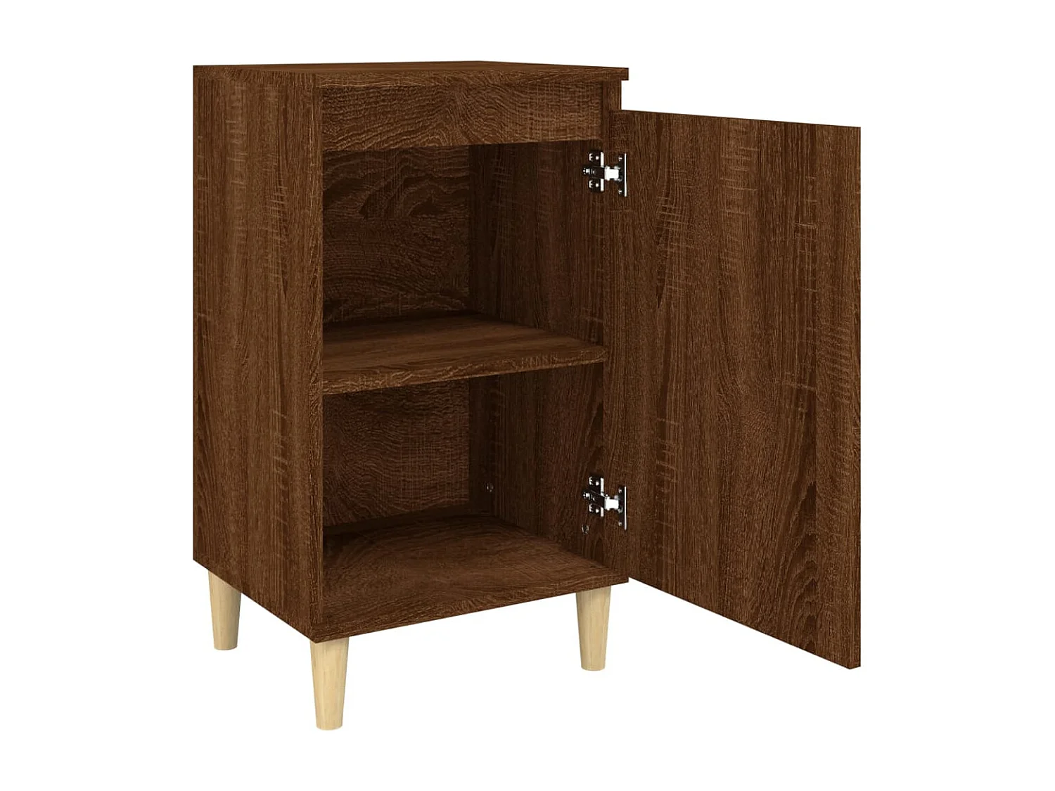 Mesitas de noche | Mesilla de noche 2 uds madera color roble marrón 40x35x70 cm