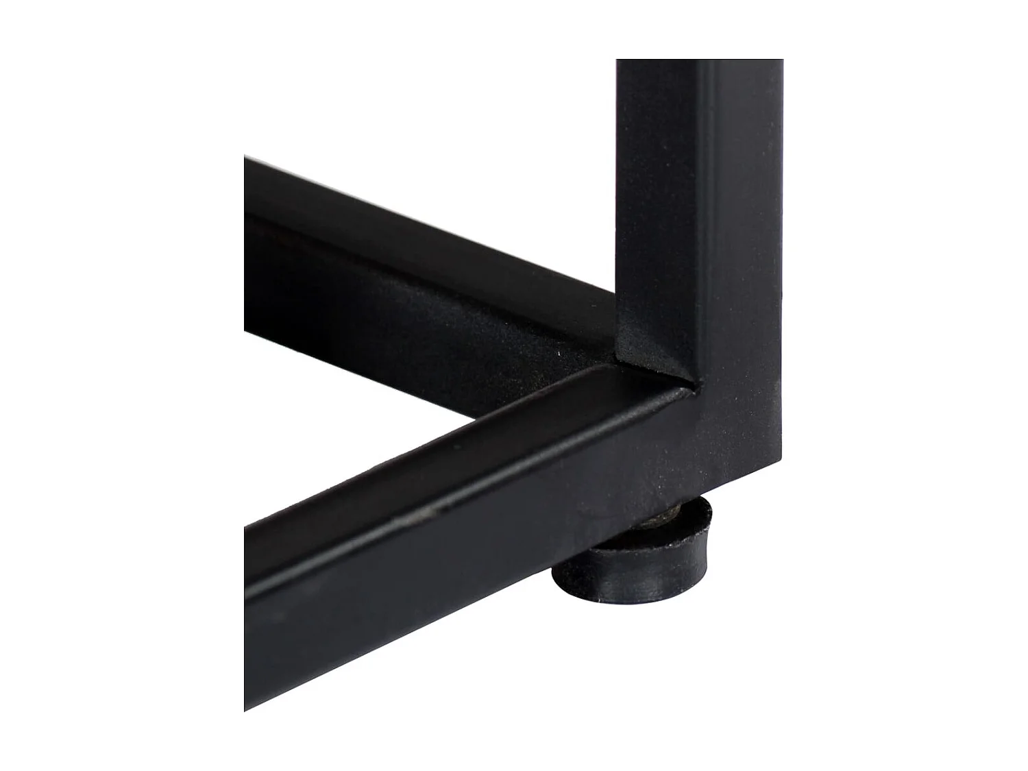 Nachttisch-Beistelltisch 40x30x50 cm Massives Altholz und Stahl SHL52004