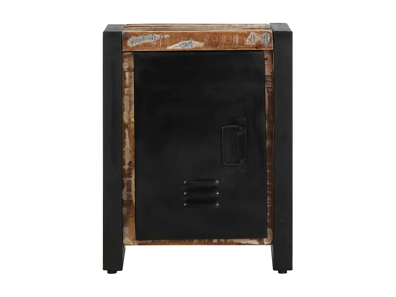 Nachttisch-Beistelltisch Mehrfarbig 40x30x51 cm Altholz Massiv SHL61944