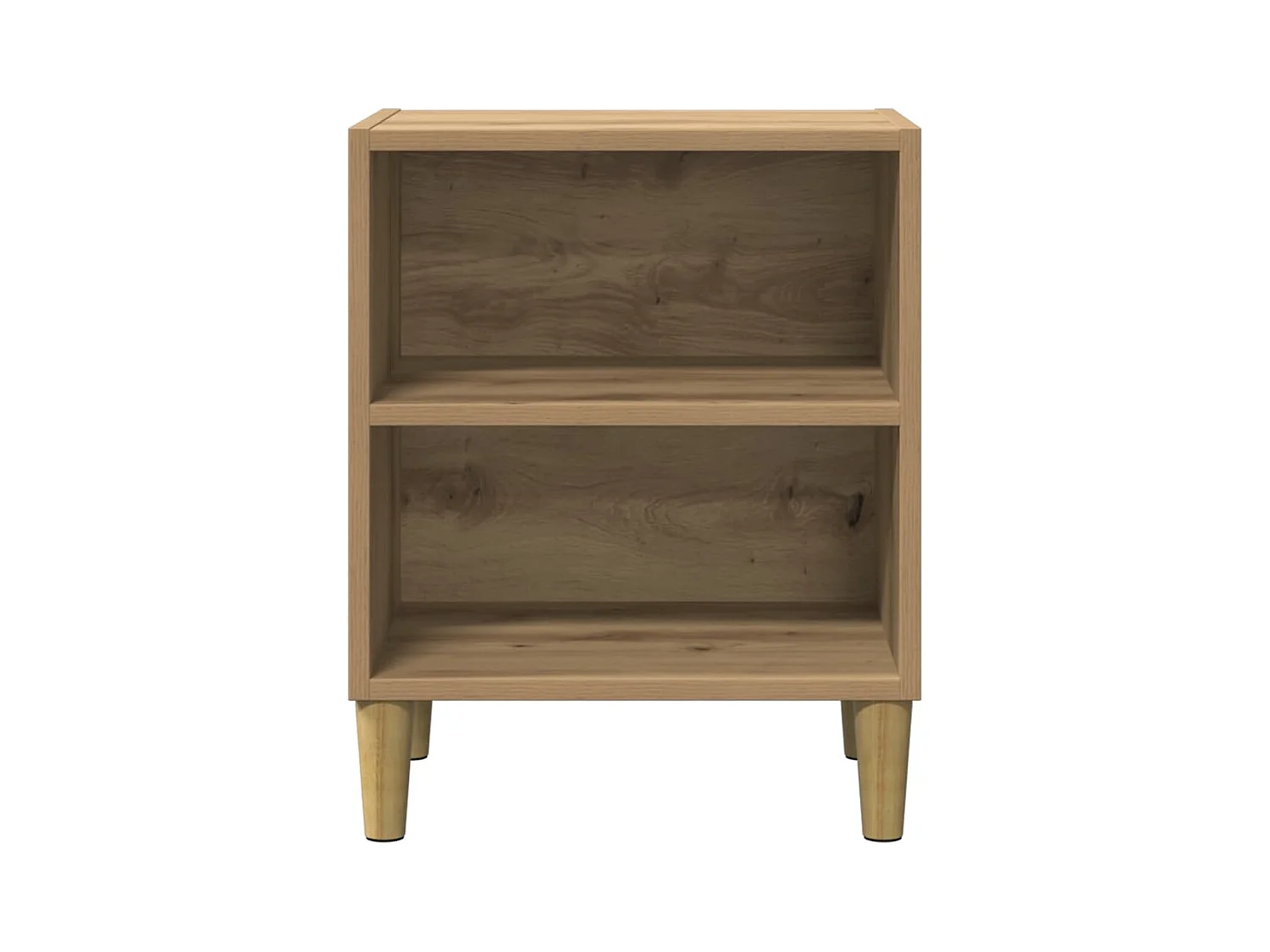 Mesita de noche | Mesilla de noche 2 uds. madera ingeniería roble artisian