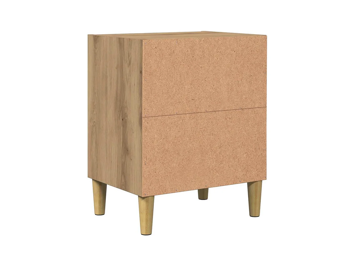 Mesita de noche | Mesilla de noche 2 uds. madera ingeniería roble artisian