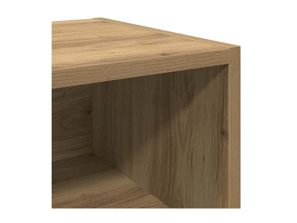 Mesita de noche | Mesilla de noche 2 uds. madera ingeniería roble artisian