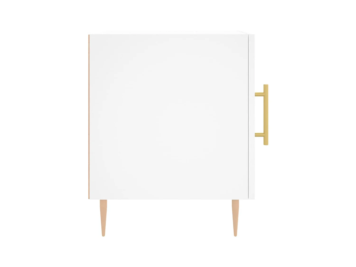 Table de chevet-Table d'appoint-Table de nuit blanc 40x40x50 cm bois d’ingénierie