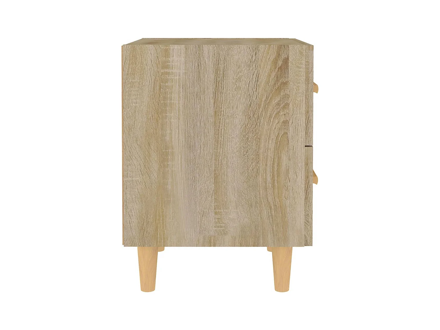 Mesitas de noche | Mesilla de noche 2 unidades color roble Sonoma 40x35x47,5 cm