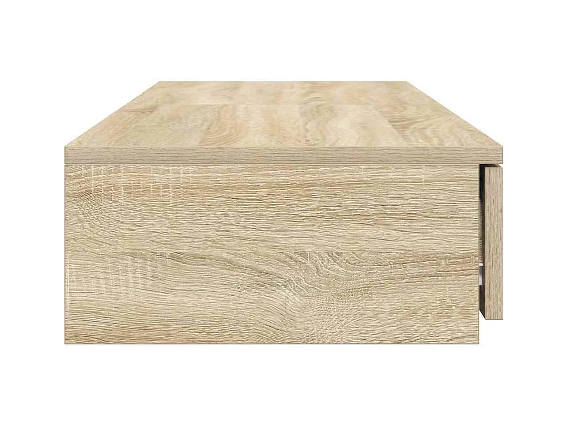 Cajones de cama con cajón Roble Sonoma 120x36.5x16.5 cm