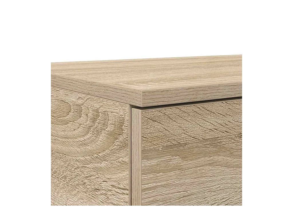 Cajones de cama con cajón Roble Sonoma 120x36.5x16.5 cm