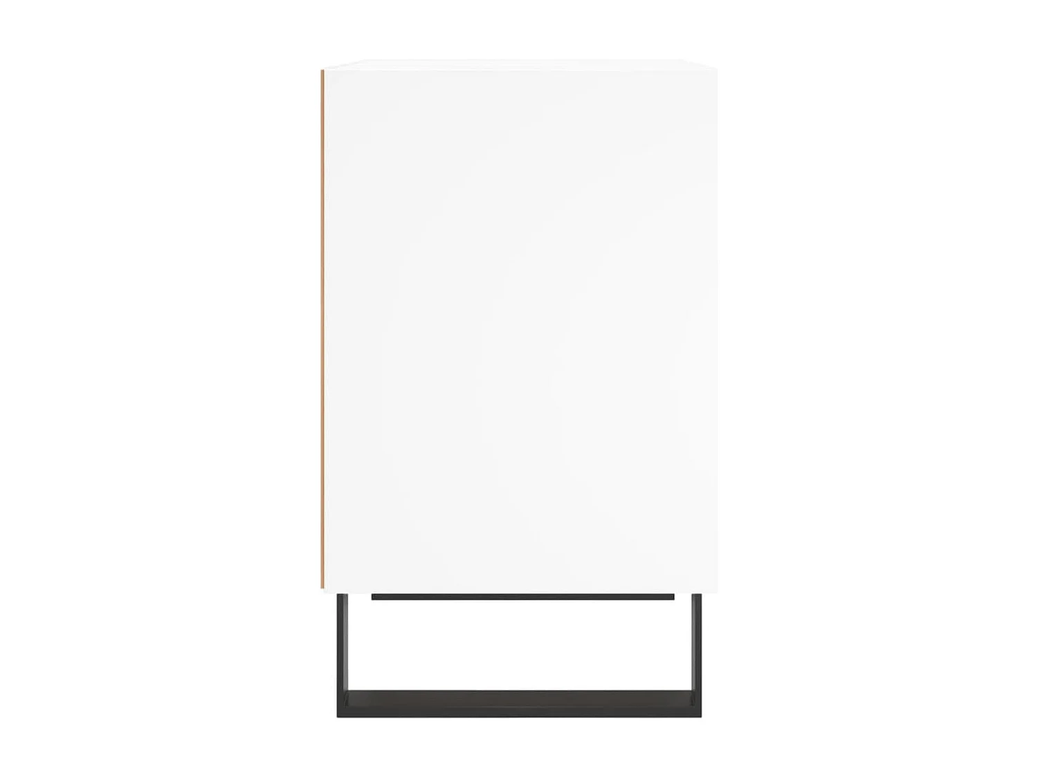 Mesita de noche | Mesilla de noche madera de ingeniería blancp 40x30x50 cm