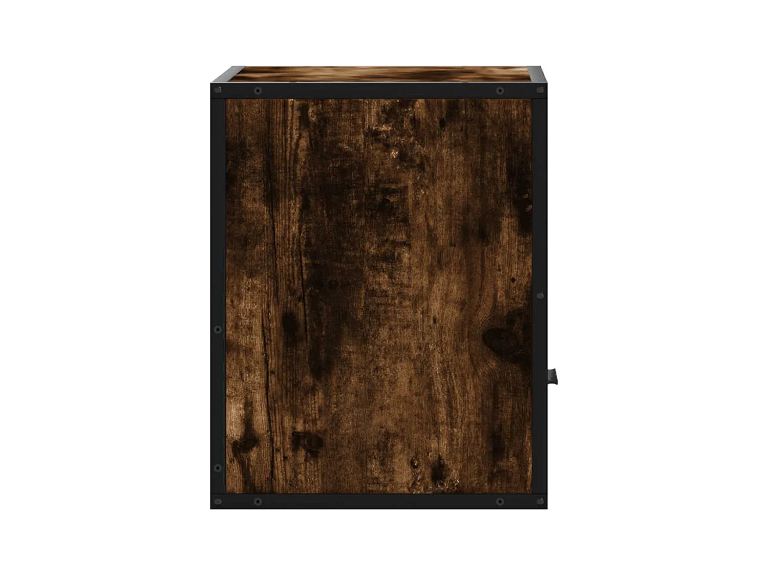 Mesitas de noche | Mesilla de noche pared 2 uds color roble ahumado 40x31x39,5 cm