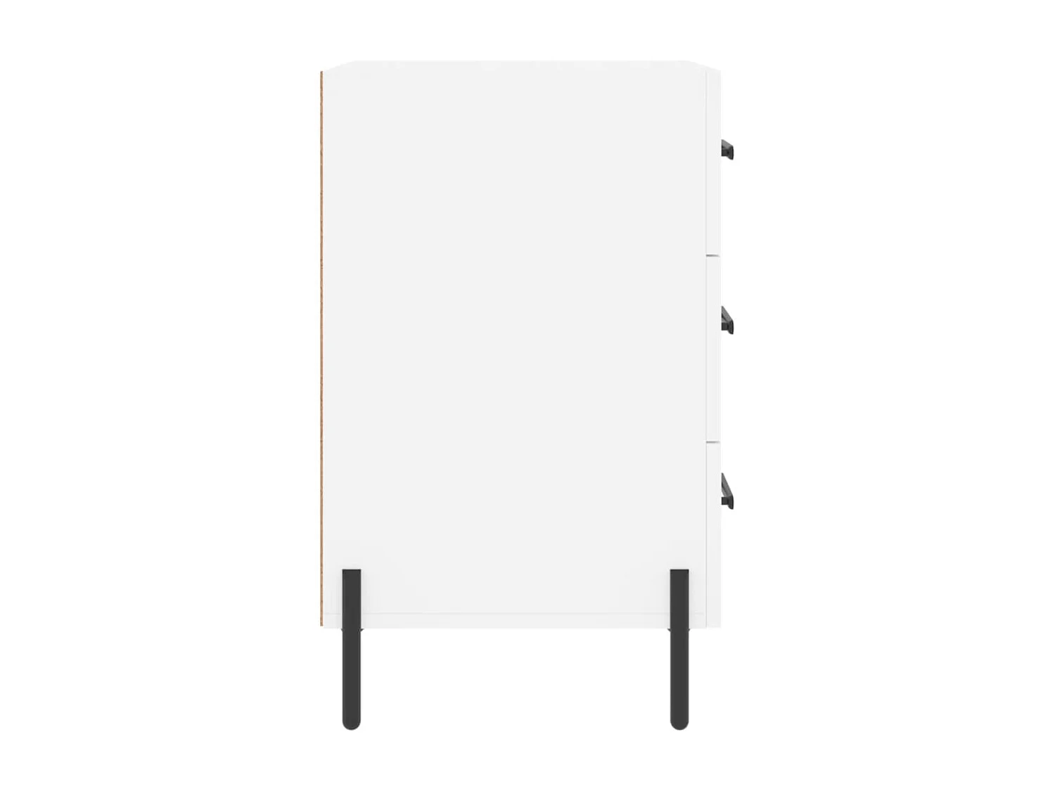 Nachttisch-Beistelltisch Weiß 40x40x66 cm Holzwerkstoff SHL89666