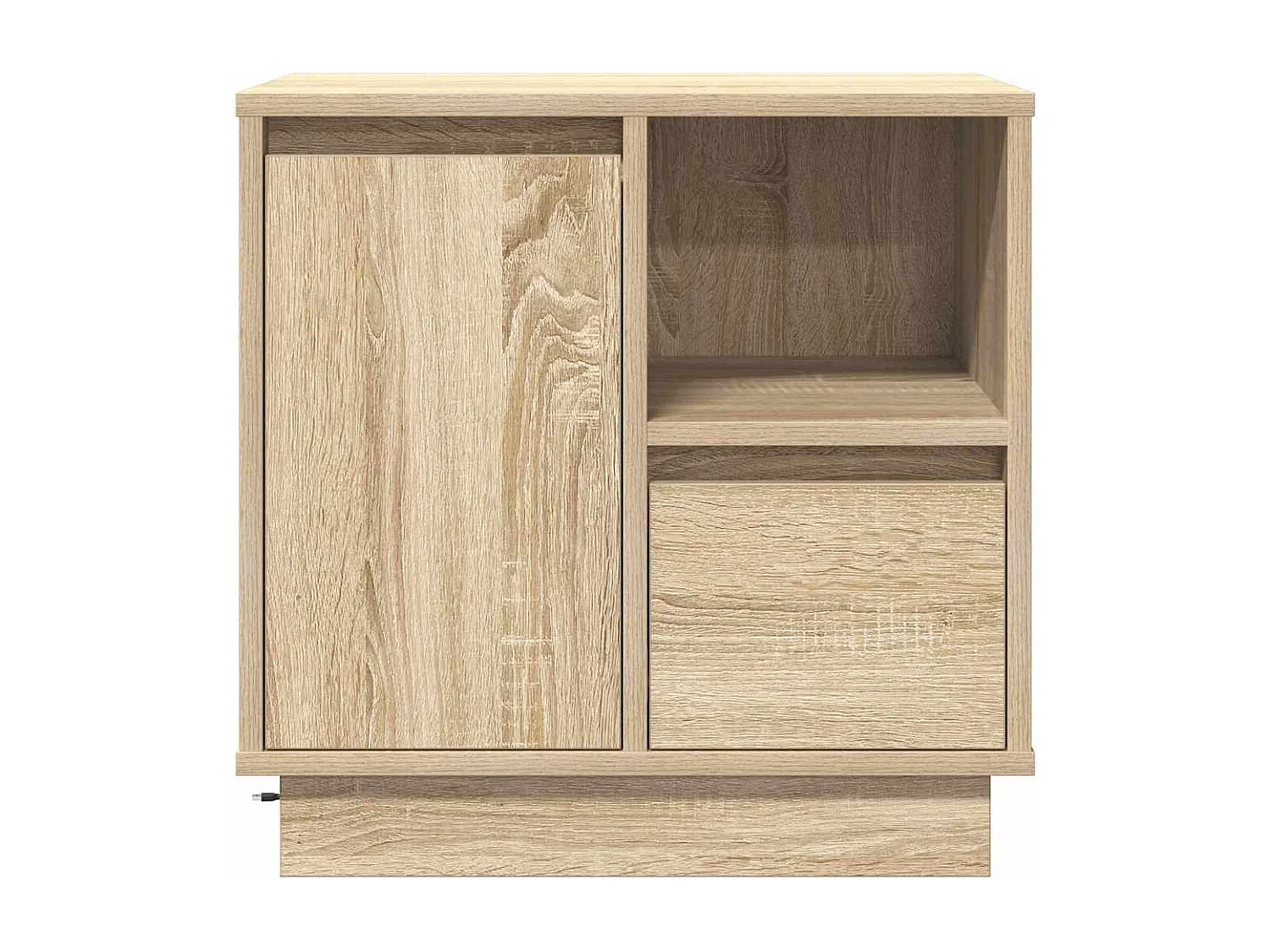 Nachttisch-Beistelltisch Sonoma-Eiche 50 x 34,5 x 50 cm Holzwerkstoff SHL15066